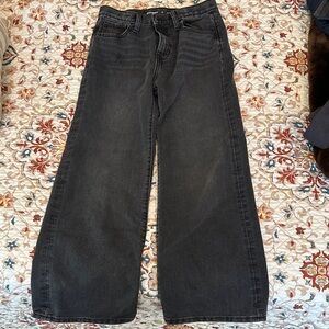 Old Navy Charcoal Wide-Leg Jeans
